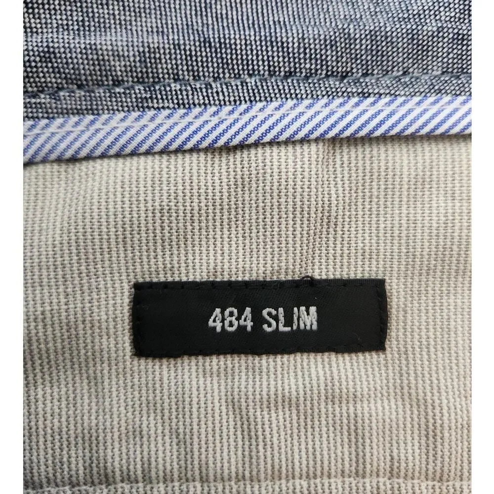 NWOT J. Crew 484 Slim-Fit Stretch Chino Pant Beige 34/32